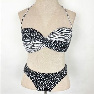 Victoria's Secret The Knockout zebra dot Bikini